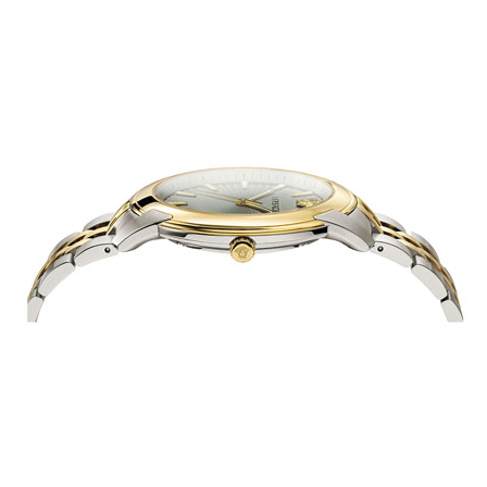  Shop Authentic Versace V-Urban Quartz Silver Dial Two Tone Steel Strap Watch for Men - VELQ00519 - Luxxuri