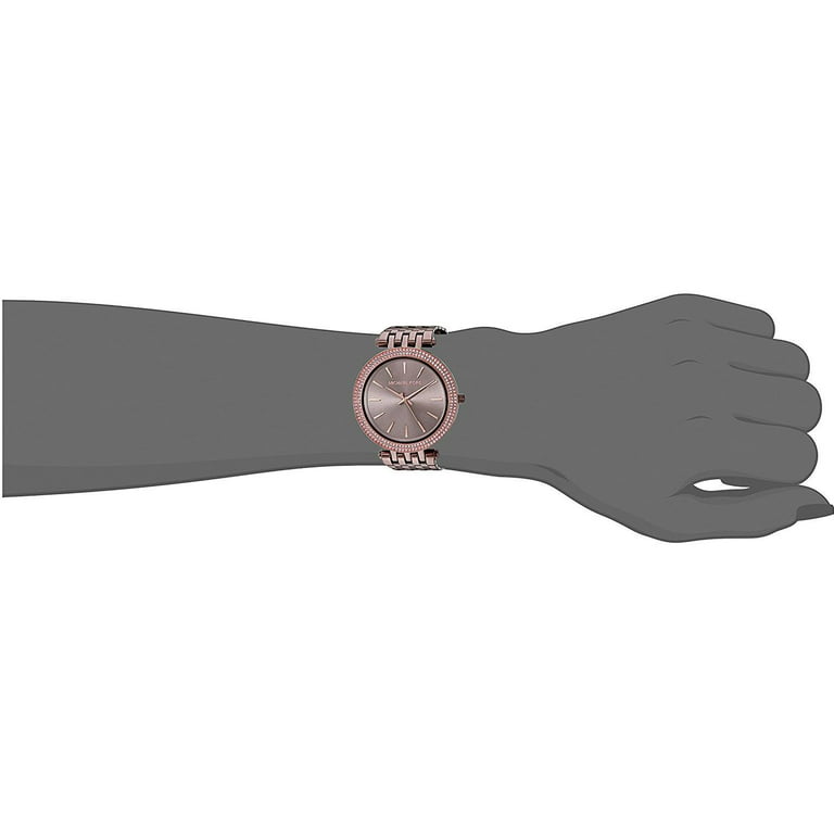  Shop Authentic Michael Kors Darci Quartz Brown Dial Brown Steel Strap Watch For Women - MK3416 - Luxxuri
