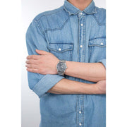  Shop Authentic Fossil The Commuter Black Dial Silver Steel Strap Watch for Men - FS5391 - Luxxuri