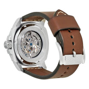  Shop Authentic Fossil Modern Machine Automatic Skeleton White Dial Brown Leather Strap Watch for Women - ME3083 - Luxxuri