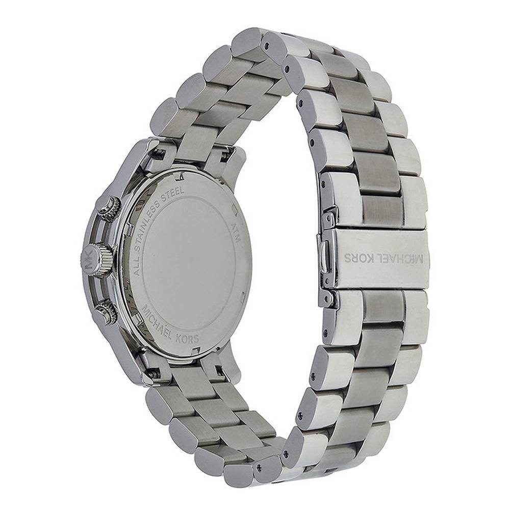  Shop Authentic Michael Kors Runway Chronograph Pink Dial Silver Steel Strap Watch for Women - MK6160 - Luxxuri