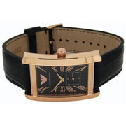  Shop Authentic Emporio Armani Classic Black Dial Black Leather Strap Watch For Women - AR0169 - Luxxuri