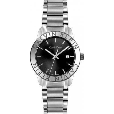  Shop Authentic Calvin Klein City Black Dial Silver Steel Strap Watch for Men - K7Q21141 - Luxxuri
