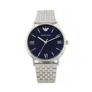  Shop Authentic Emporio Armani Kappa Quartz Blue Dial Silver Steel Strap Watch For Men - AR80010 - Luxxuri
