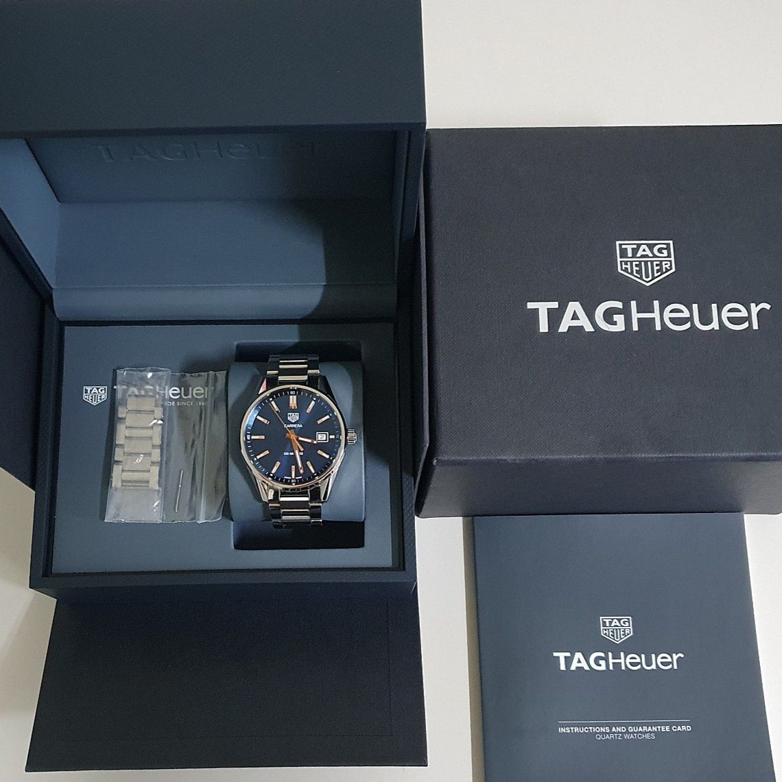  Shop Authentic Tag Heuer Carrera Blue Dial Watch for Women - WAR1112.BA0601 - Luxxuri