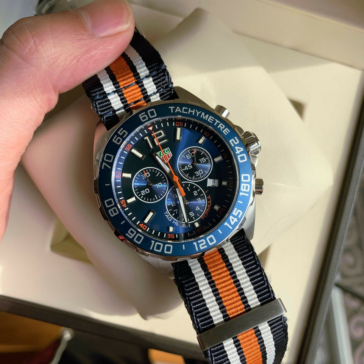  Shop Authentic Tag Heuer Formula 1 Blue Dial Watch for Men - CAZ1014.FC8196 - Luxxuri
