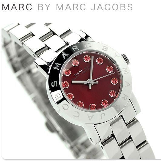  Shop Authentic Marc Jacobs Amy Red Dial Silver Steel Strap Watch for Women - MBM3335 - Luxxuri