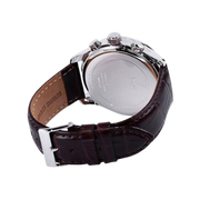  Shop Authentic Guess Exec Chronograph White Dial Brown Leather Strap Watch For Men - W0076G2 - Luxxuri