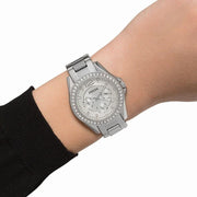 Shop Authentic Fossil Riley Multifunction Silver Dial Silver Steel Strap Watch for Women - ES3202 - Luxxuri