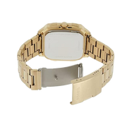  Shop Authentic Fossil Inscription Automatic Skeleton Black Dial Gold Steel Strap Watch for Men - BQ2573 - Luxxuri