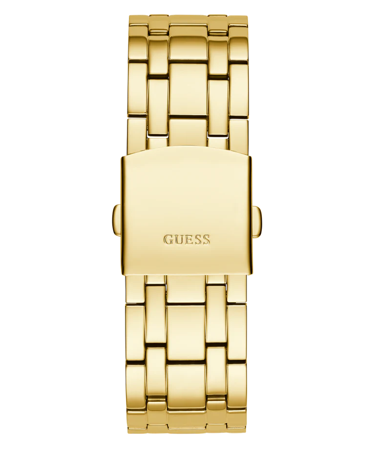  Shop Authentic Guess Continental Diamonds Gold Dial Gold Steel Strap Watch for Men - GW0261G2 - Luxxuri