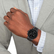  Shop Authentic Tommy Hilfiger Tyson Chronograph Black Dial Black Steel Strap Watch For Men - 1710590 - Luxxuri