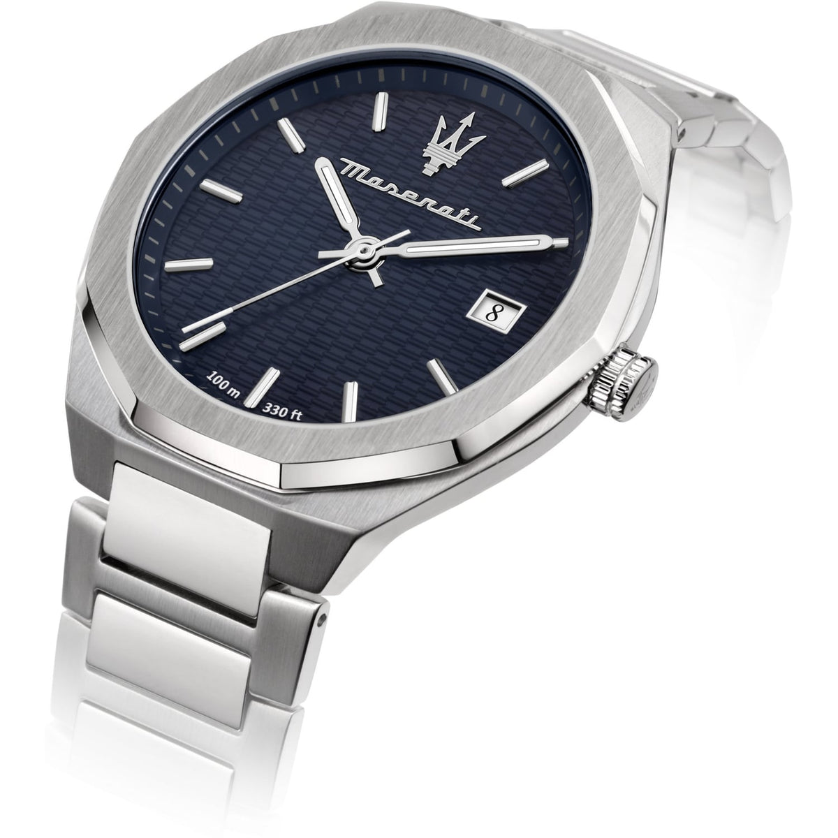  Shop Authentic Maserati Stile Blue Dial Silver Steel Strap Watch For Men - R8853142006 - Luxxuri