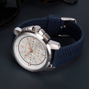  Shop Authentic Maserati Successo Chronograph White Dial Blue Rubber Strap Watch For Men - R8871621013 - Luxxuri