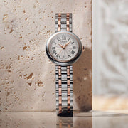  Shop Authentic Tissot Bellissima Lady Small Mother of Pearl Dial Two Tone Steel Strap Watch For Women - T126.010.22.013.01 - Luxxuri