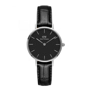  Shop Authentic Daniel Wellington Classic Petite Reading Black Dial Black Leather Strap Watch For Women - DW00100235 - Luxxuri