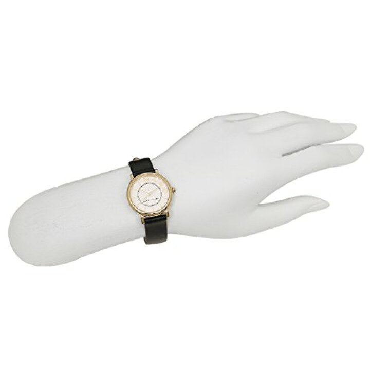  Shop Authentic Marc Jacobs Roxy White Dial Black Leather Strap Watch for Women - MJ1537 - Luxxuri