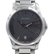  Shop Authentic Gucci G Timeless Grey Dial Silver Steel Strap Watch For Women - YA126522 - Luxxuri