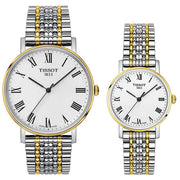  Shop Authentic Tissot Everytime Medium White Dial Two Tone Mesh Bracelet Watch For Men - T109.410.22.033.00 - Luxxuri