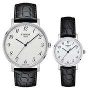  Shop Authentic Tissot Everytime Desire Medium White Dial Black Leather Strap Watch For Men - T109.410.16.032.00 - Luxxuri