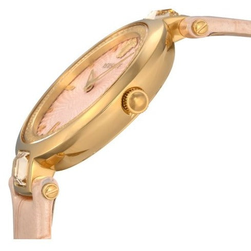  Shop Authentic Versace Olympo Quartz White Dial Beige Leather Strap Watch for Women - VAN050016 - Luxxuri