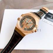  Shop Authentic Maserati Potenza Skeleton Limited Edition Dial Black Strap Watch For Men - R8821108026 - Luxxuri