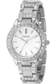  Shop Authentic Fossil Jesse White Dial Silver Steel Strap Watch for Women - ES2362 - Luxxuri