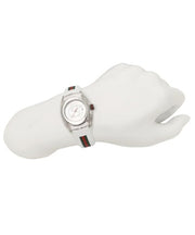  Shop Authentic Gucci Sync Quartz White Dial White Rubber Strap Unisex Watch - YA137302 - Luxxuri