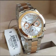  Shop Authentic Fossil Perfect Boyfriend Mother of Pearl Dial Two Tone Steel Strap Watch for Women - ES4135 - Luxxuri