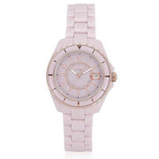 Coach Preston Pink Dial Pink Steel Strap Watch for Women - 14503463