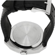  Shop Authentic Gucci GG2570 Quartz Black Dial Black Leather Strap Watch For Men - YA142307 - Luxxuri