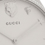  Shop Authentic Gucci G Timeless Automatic Silver Dial Red Leather Strap Watch For Men - YA126346 - Luxxuri