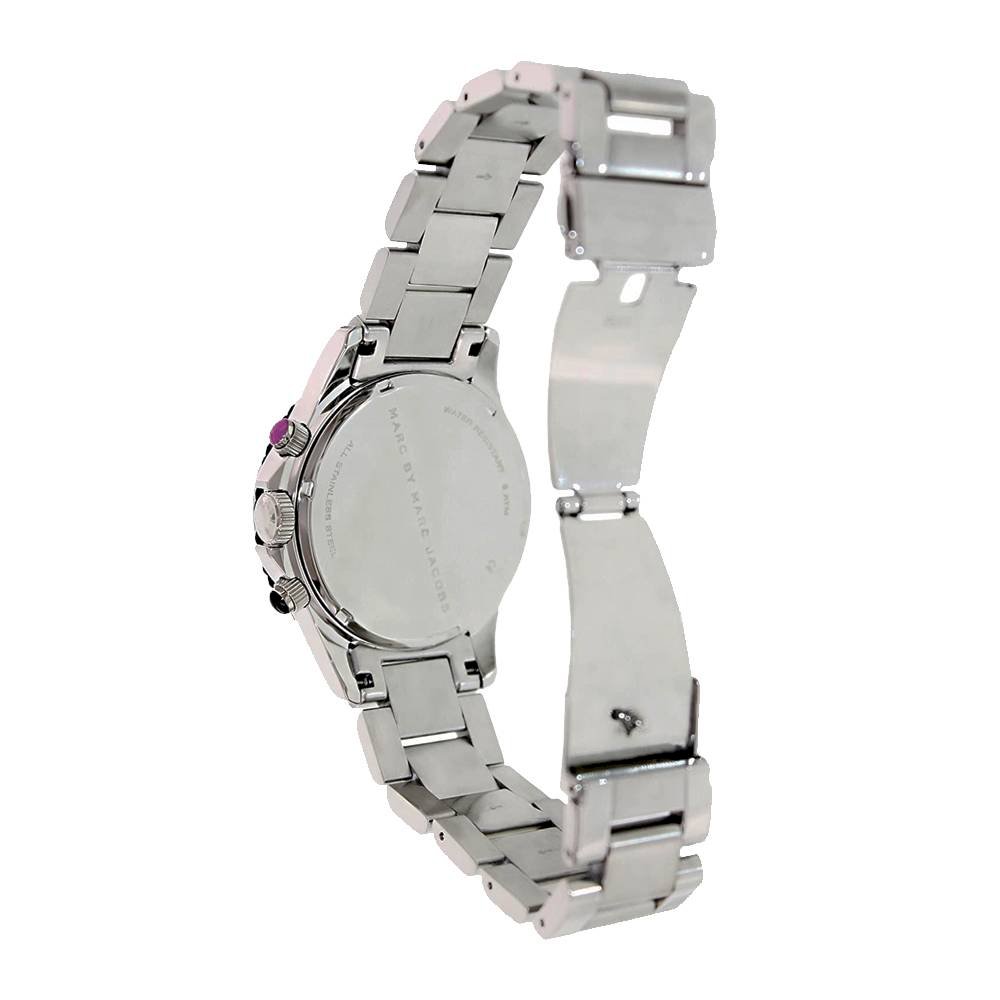  Shop Authentic Marc Jacobs Rock Chronograph Silver Dial Silver Steel Strap Watch for Men - MBM5029 - Luxxuri