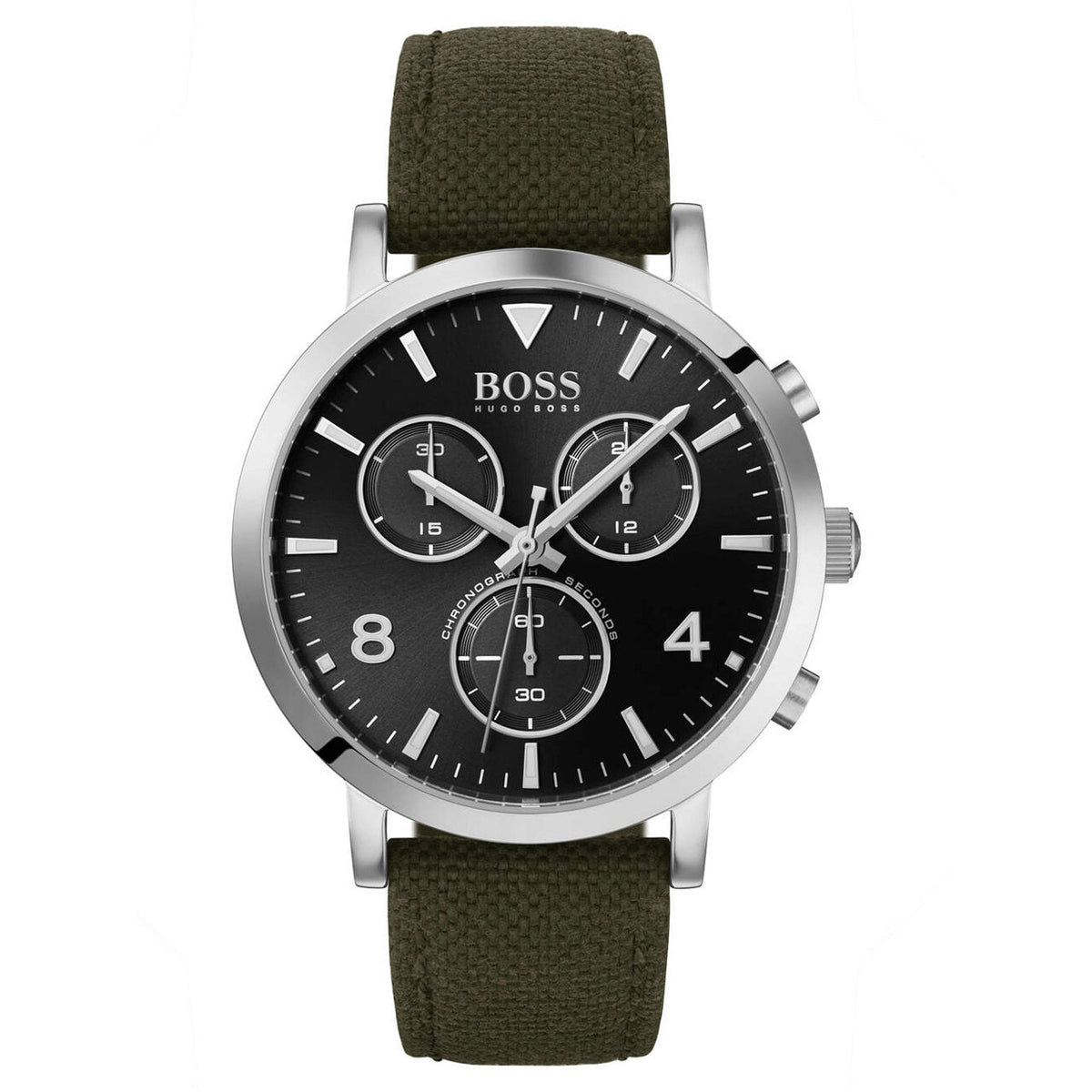  Shop Authentic Hugo Boss Vesada Grey Dial Green Nylon Strap Watch for Men - 1513692 - Luxxuri