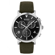  Shop Authentic Hugo Boss Vesada Grey Dial Green Nylon Strap Watch for Men - 1513692 - Luxxuri