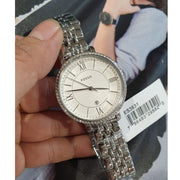  Shop Authentic Fossil Jacqueline White Dial Silver Steel Strap Watch for Women - ES3631 - Luxxuri