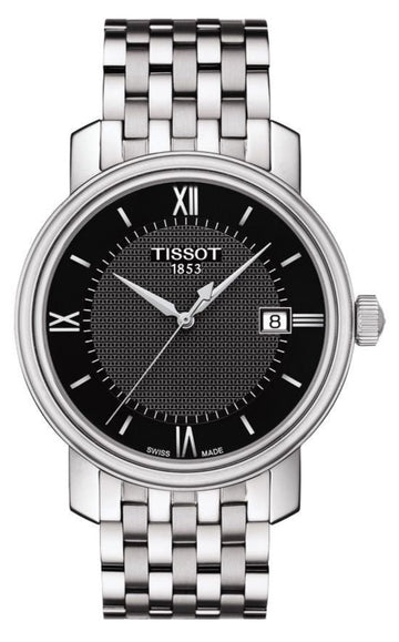  Shop Authentic Tissot T Classic Bridgeport Black Dial Silver Steel Strap Watch For Men - T097.410.11.058.00 - Luxxuri