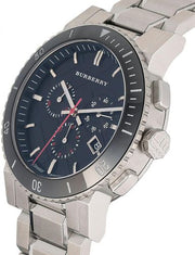  Shop Authentic Burberry The City Black Dial Silver Steel Strap Watch for Men - BU9380 - Luxxuri