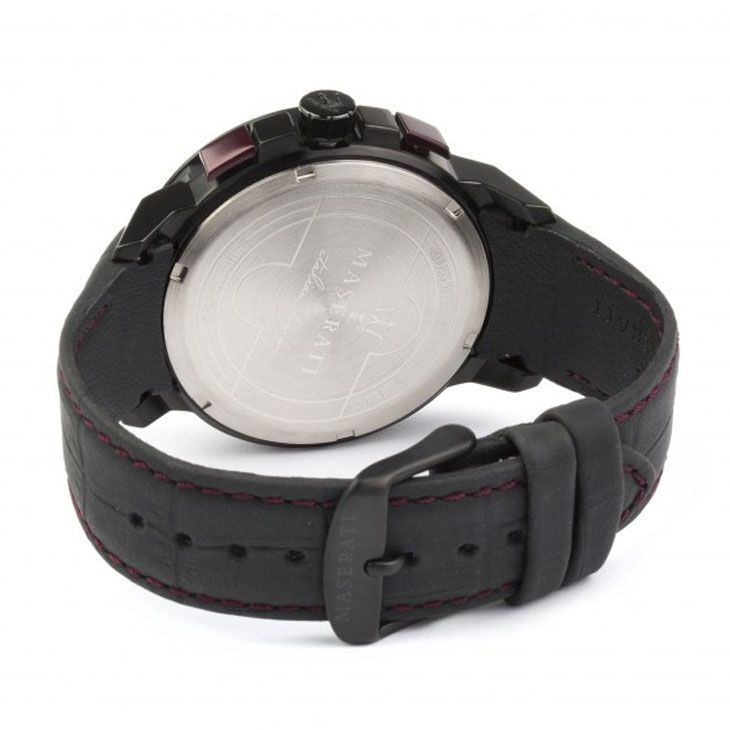  Shop Authentic Maserati Ingegno Chronograph Black Dial Black Leather Strap Watch For Men - R8871619003 - Luxxuri