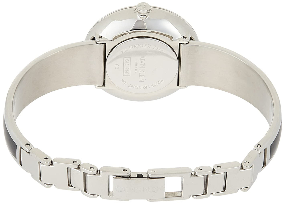  Shop Authentic Calvin Klein Seduce Black Dial Two Tone Steel Strap Watch for Women - K4E2N111 - Luxxuri