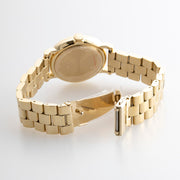 Shop Authentic Marc Jacobs Baker Dexter Black Dial Gold Steel Strap Watch for Women - MBM3421 - Luxxuri