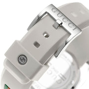  Shop Authentic Gucci Sync Quartz White Dial White Rubber Strap Unisex Watch - YA137302 - Luxxuri