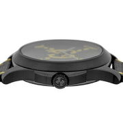  Shop Authentic Gucci G Timeless Ghost Black Dial Black Leather Strap Watch For Men - YA1264019 - Luxxuri