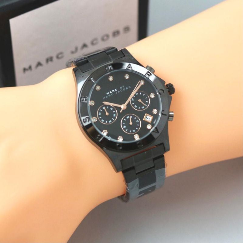  Shop Authentic Marc Jacobs Blade Chronograph Blue Dial Blue Steel Strap Watch for Women - MBM8581 - Luxxuri