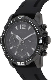  Shop Authentic Guess Commander Black Dial Black Rubber Strap Watch for Men - GW0211G3 - Luxxuri