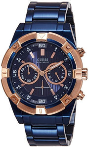  Shop Authentic Guess Jolt Analog Blue Dial Blue Steel Strap Watch for Men - W0377G4 - Luxxuri