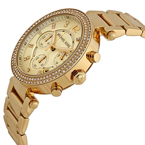  Shop Authentic Michael Kors Parker Gold Dial Gold Steel Strap Watch for Women - MK5354 - Luxxuri