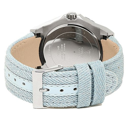  Shop Authentic Guess Limelight Quartz Blue Dial Blue Leather Strap Watch For Men - W0775l1 - Luxxuri