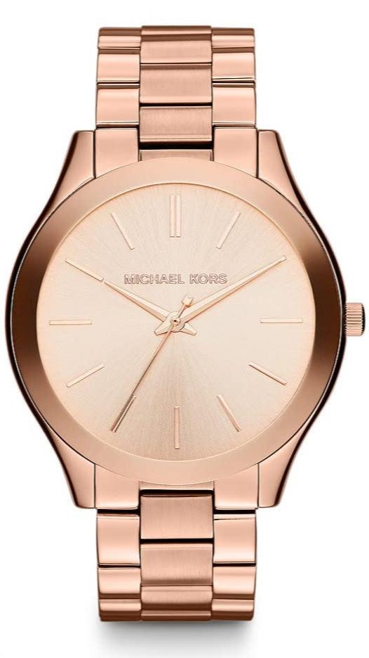  Shop Authentic Michael Kors Slim Runway Rose Gold Dial Rose Gold Steel Strap Watch for Women - MK3197 - Luxxuri