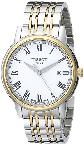  Shop Authentic Tissot T Classic Carson Quartz White Dial Two Tone Steel Strap Watch for Men - T085.410.22.013.00 - Luxxuri